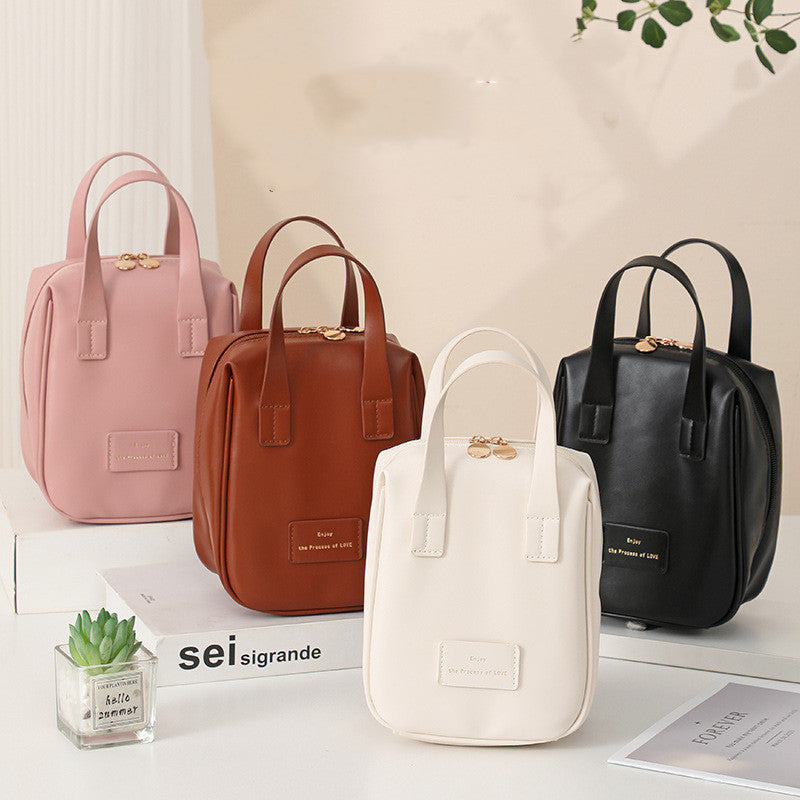 Shell-Shaped Top-Handle Cosmetic Bag (Multiple Colors)