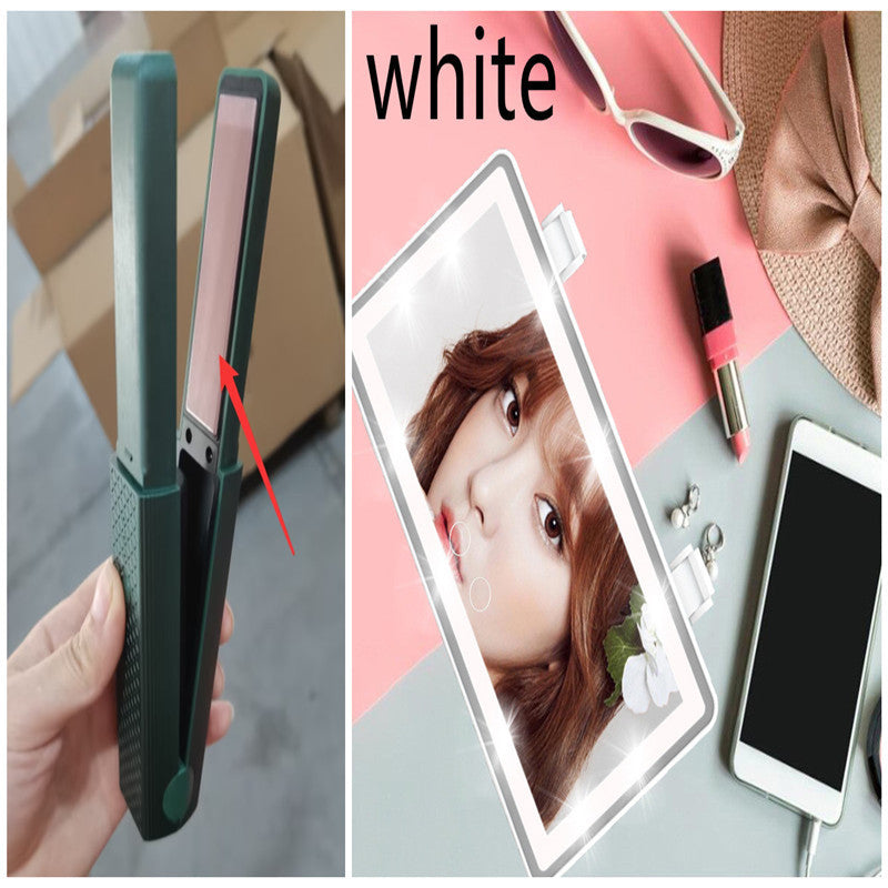 Cordless Travel USB Hair Straightener and Hair Curler Mini Ceramics w/3 Temperature Settings (Multiple Colors)