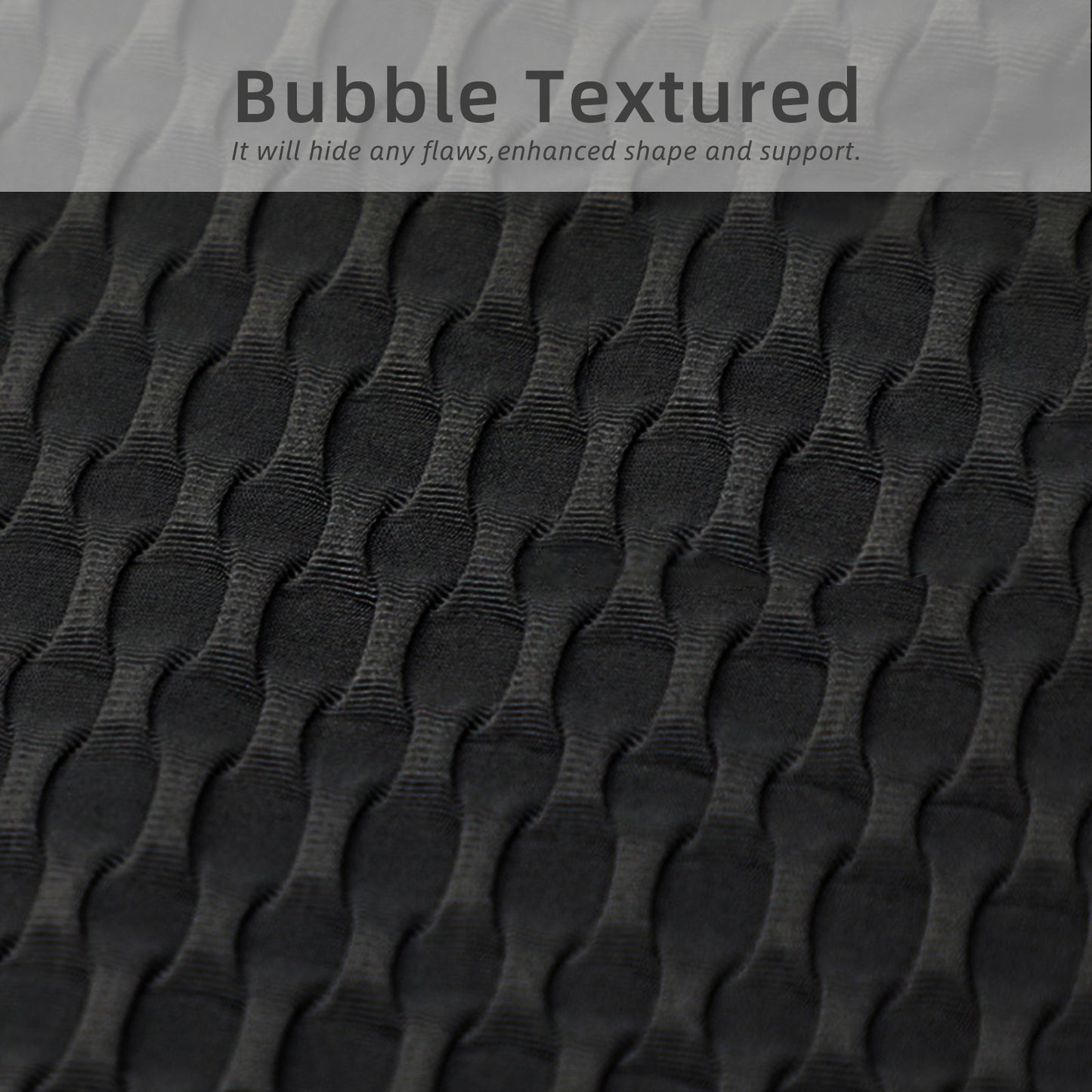 Women's Bubble Textured Butt Lifting Leggings (Black)