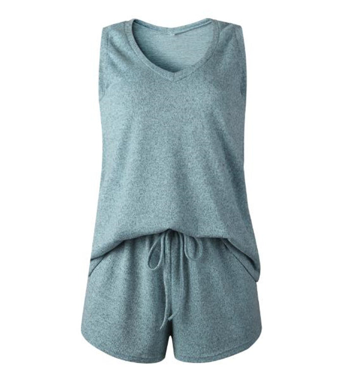 Cute & Comfy Short & Tank Knit Set (Multiple Colors)