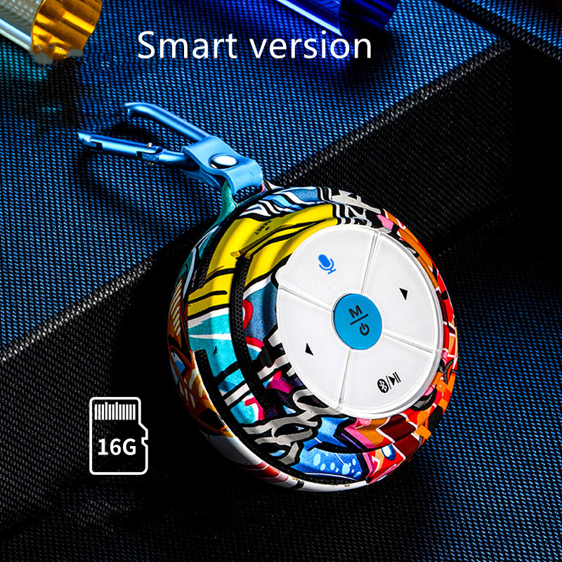 Portable Bluetooth Wireless Speaker w/Clip (Multiple Patterns)