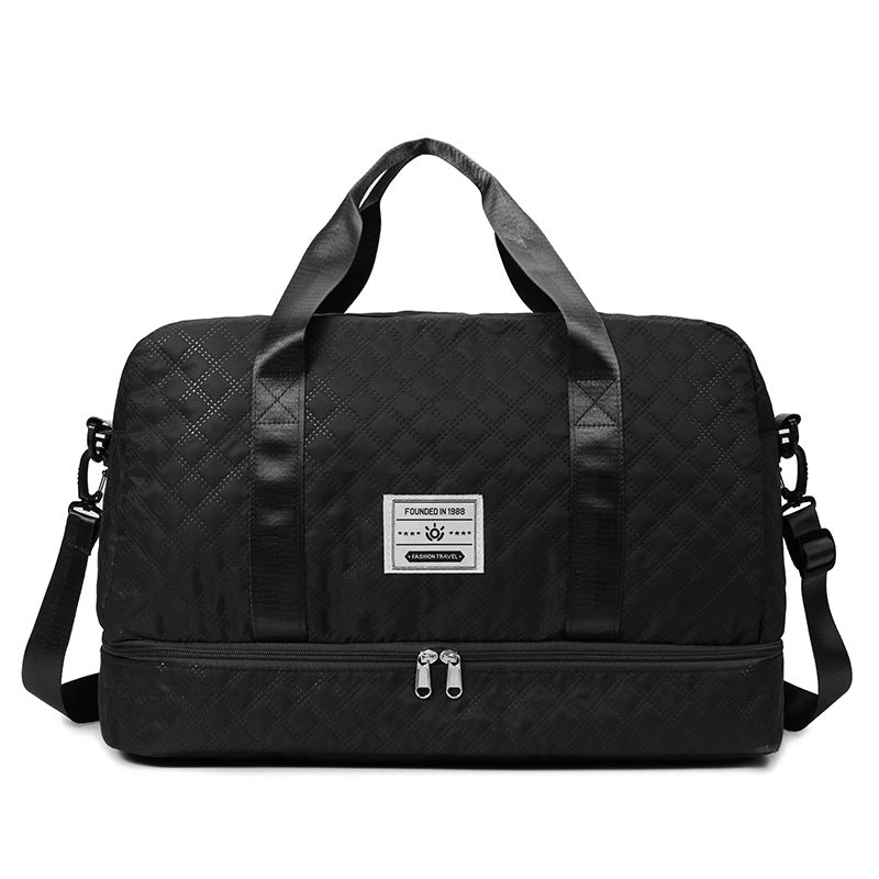 Multi-Functional Crossbody Gym Bag - Dry-Wet Separation, Large Capacity For Travel, Workout & Business Trips - Waterproof Sports Duffle Bag