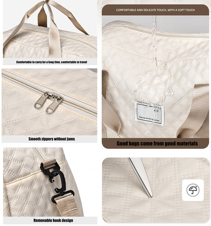 Multi-Functional Crossbody Gym Bag - Dry-Wet Separation, Large Capacity For Travel, Workout & Business Trips - Waterproof Sports Duffle Bag