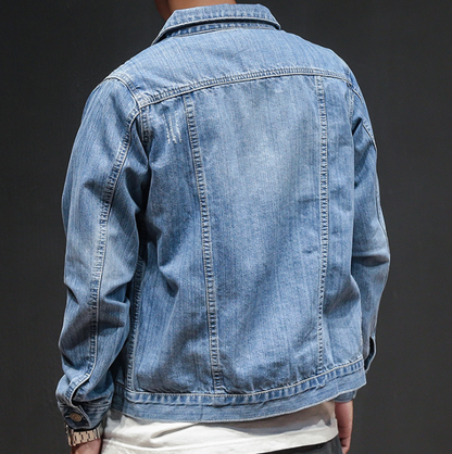 Mens Classic Denim Jacket (Multiple Colors)
