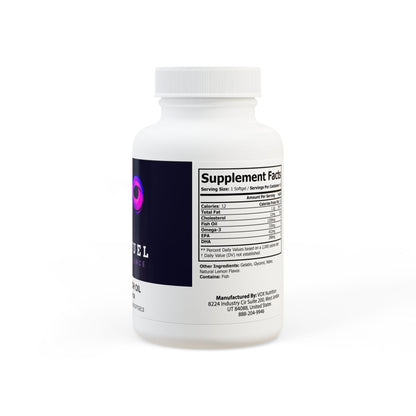 Jett Fuel Omega 3 Fish Oil Supplement (60 Softgels)