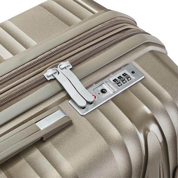 4-piece Stylish Suitcase Set (Brown)
