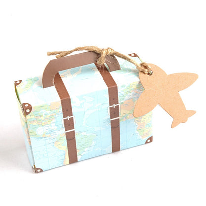 Wedding Favor Suitcase Candy Box (Set of 10)