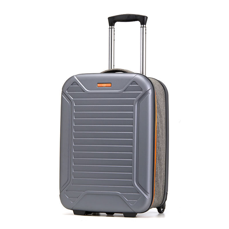 Sleek Expandable Carry On Roller Luggage (Multiple Colors) 20" Tall