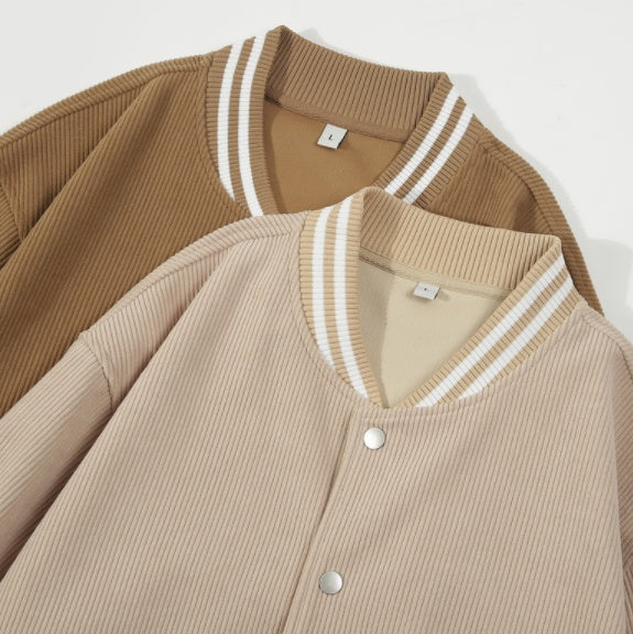 Mens Corduroy Baseball Jacket (Multiple Colors)