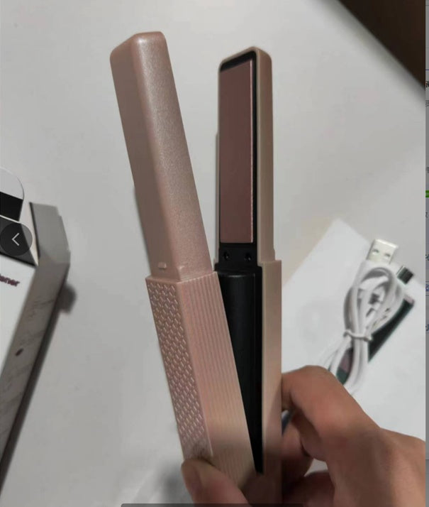 Cordless Travel USB Hair Straightener and Hair Curler Mini Ceramics w/3 Temperature Settings (Multiple Colors)