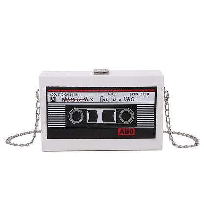 Crossbody Cassette Tape Purse (Multiple Colors)