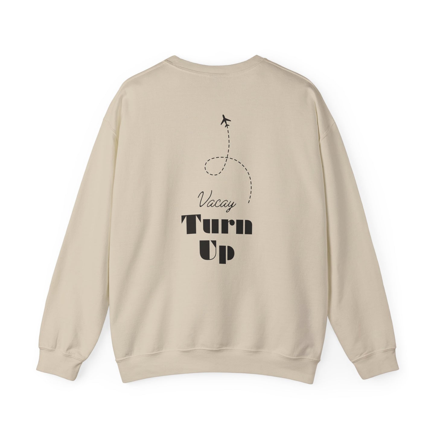 The Jettsetter "Vacay Turn Up" Unisex Heavy Blend™ Crewneck Sweatshirt