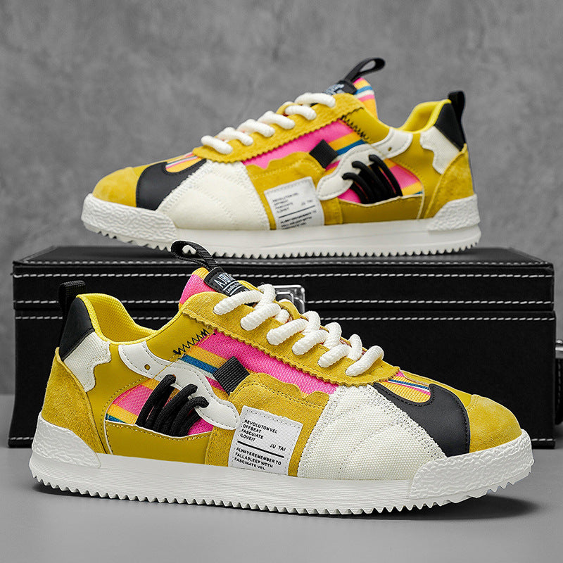 Japan Street Style Multi Color Mesh Breathable Sneakers (Multiple Colors)