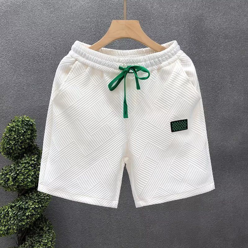 Casual Modern Textured Drawstring Shorts (Multiple Colors)