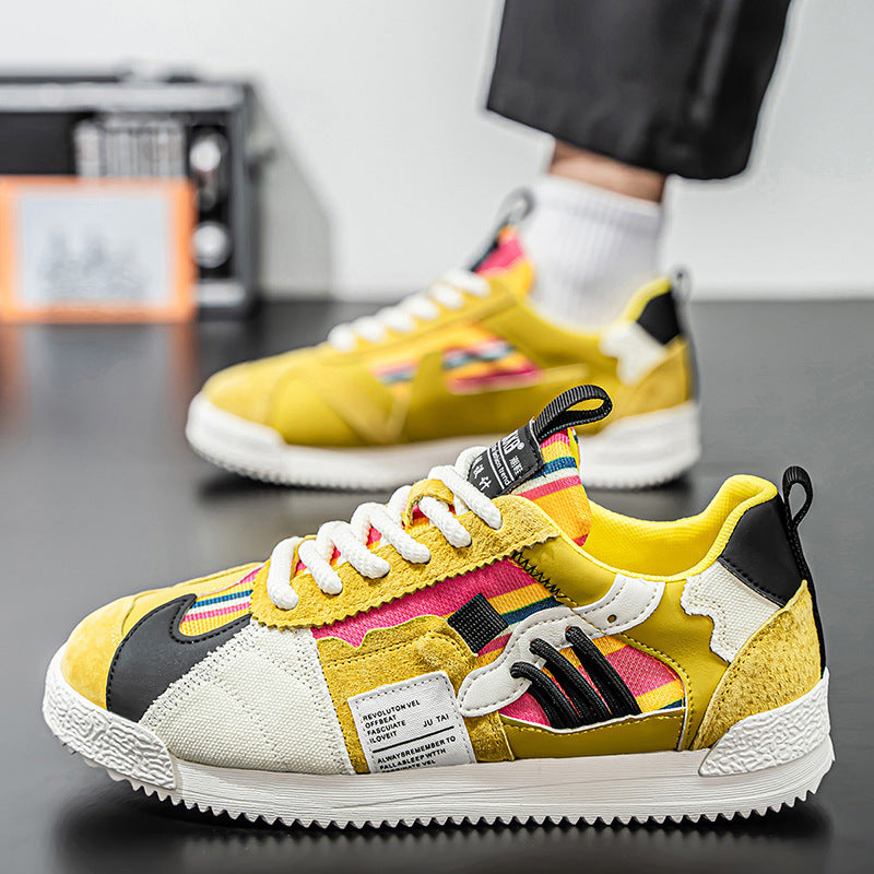 Japan Street Style Multi Color Mesh Breathable Sneakers (Multiple Colors)