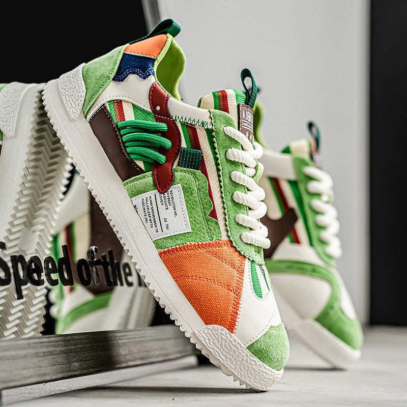 Japan Street Style Multi Color Mesh Breathable Sneakers (Multiple Colors)