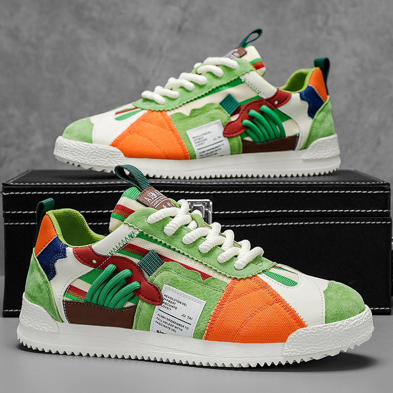 Japan Street Style Multi Color Mesh Breathable Sneakers (Multiple Colors)