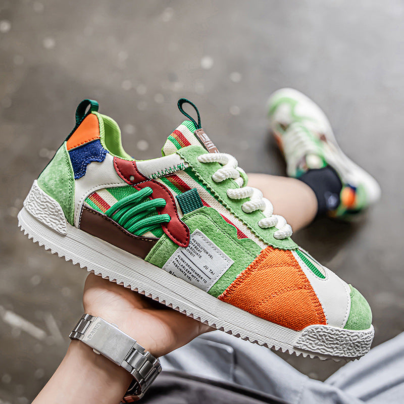 Japan Street Style Multi Color Mesh Breathable Sneakers (Multiple Colors)