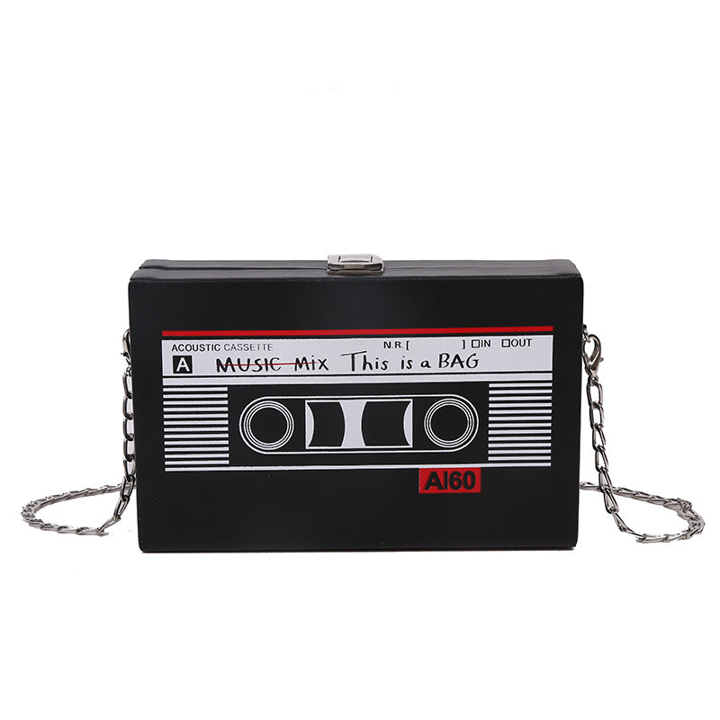 Crossbody Cassette Tape Purse (Multiple Colors)
