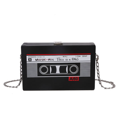 Crossbody Cassette Tape Purse (Multiple Colors)
