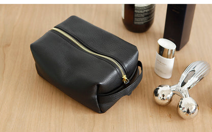 Genuine Leather Travel Toiletry Bag Large Capacity (Multiple Colors)