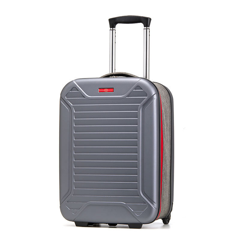 Sleek Expandable Carry On Roller Luggage (Multiple Colors) 20" Tall