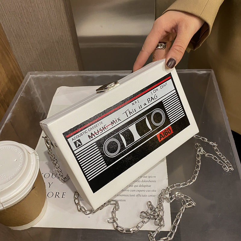 Crossbody Cassette Tape Purse (Multiple Colors)