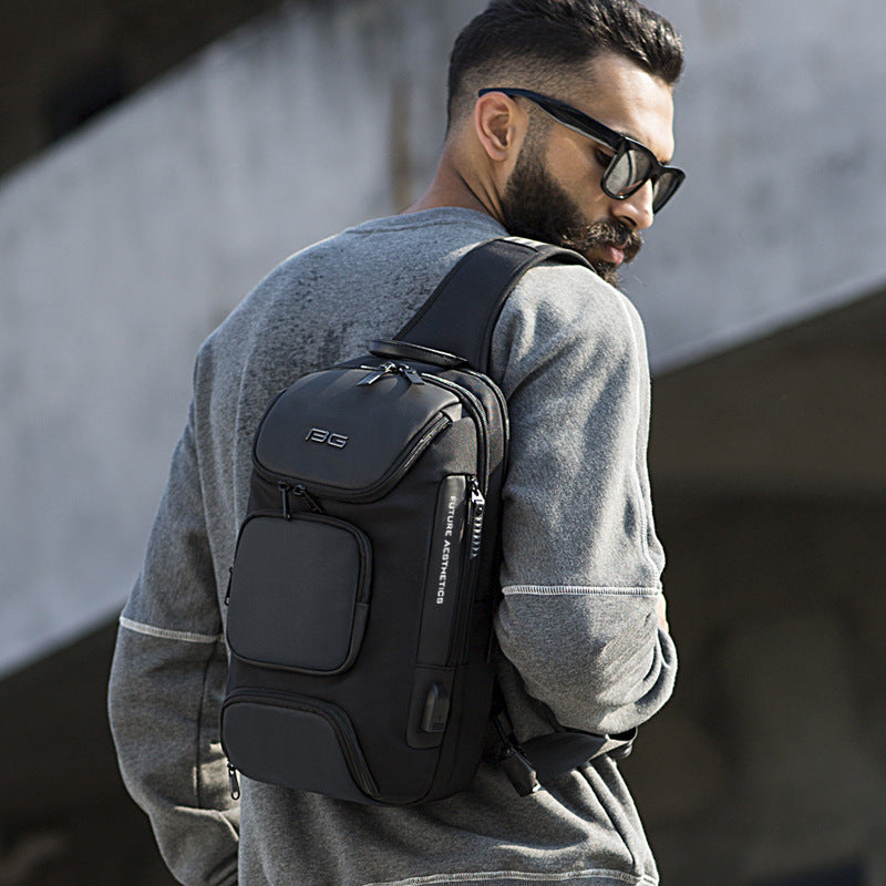 Men's Fashion Casual Shoulder Bag Oblique Shoulder Pack