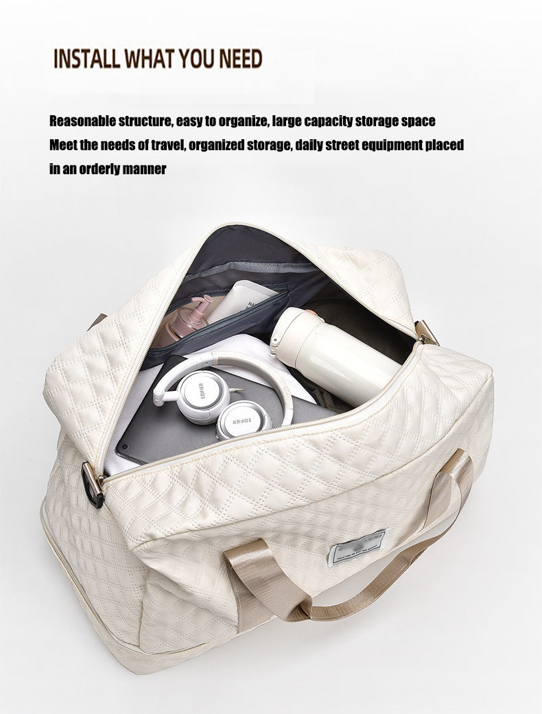 Multi-Functional Crossbody Gym Bag - Dry-Wet Separation, Large Capacity For Travel, Workout & Business Trips - Waterproof Sports Duffle Bag