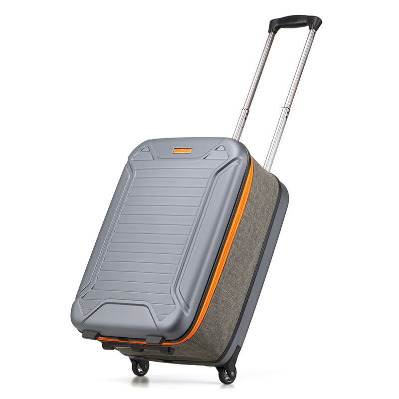 Sleek Expandable Carry On Roller Luggage (Multiple Colors) 20" Tall