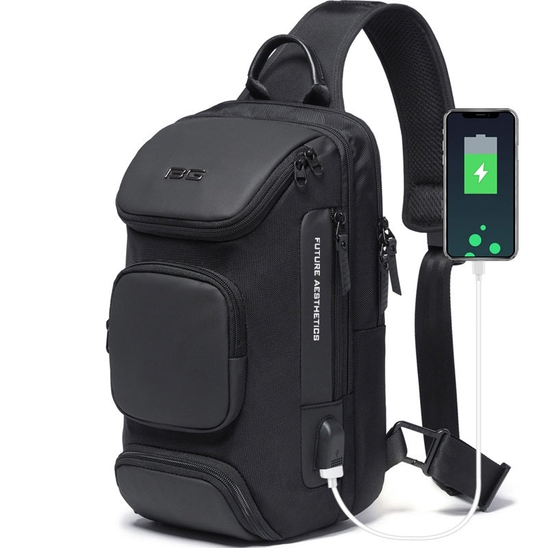 Men's Fashion Casual Shoulder Bag Oblique Shoulder Pack