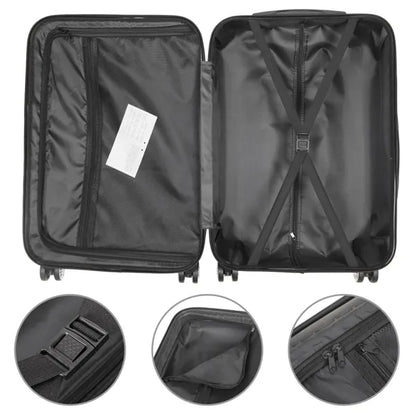 The Cloud Collection: 3-Piece Hardshell Suitcase Set (White)